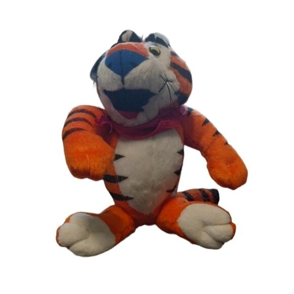 Vintage 1997 Tony the Tiger Stuffed Plush Toy Kellogg's Frosted Flakes Nostalgia - Picture 2 of 13